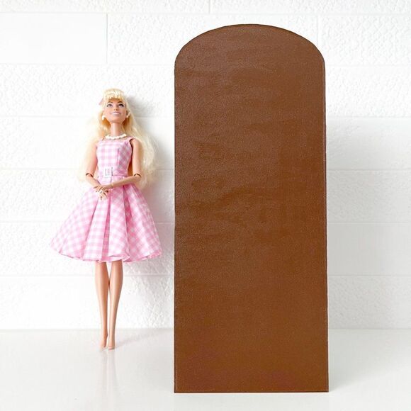 Armoire for Doll 1:6 Scale Brown Miniature Furniture 12” Barbie Integrity Blythe - Picture 4 of 4